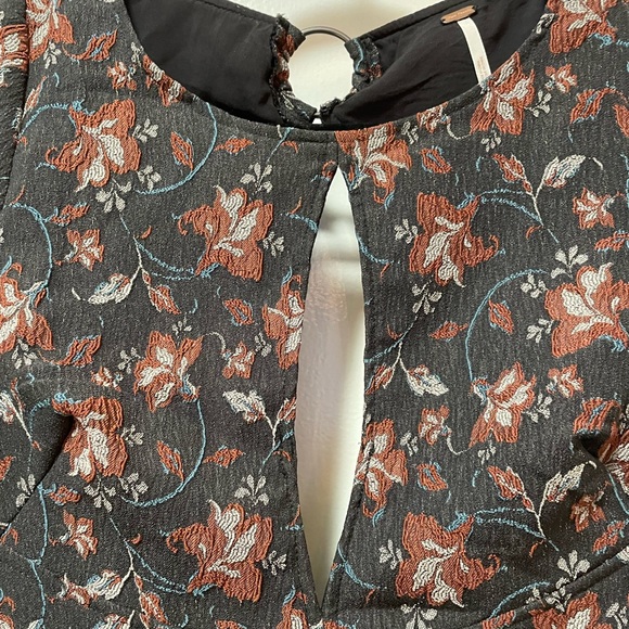 Free People Structured Floral Mini Dress - Picture 8 of 16